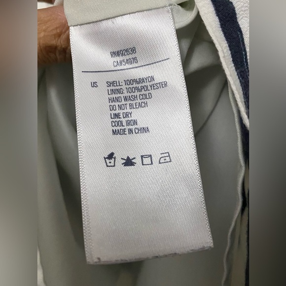 Fossil Striped Skirt with Pockets Size XS - Picture 8 of 8